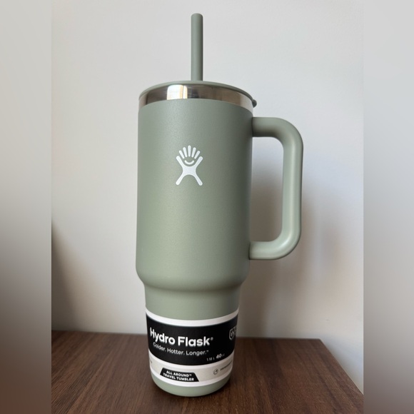 Hydro Flask Olive Green Tumbler with Handle, 40 oz. Never used - Picture 1 of 2